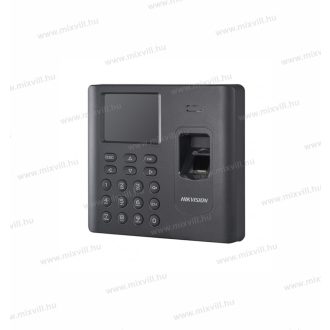   Hikvision Munkaidő nyilvántartó terminál DS-K1A802AMF-B ujjlenyomat kártya kód, LCD kiejlző, 10/100,