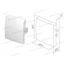 EKO egyes billentyű fehér csengő TE10PWNT50 (31884)