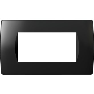   MODUL SOFT díszítőkeret 4M NB fényes fekete OS40NB(24729)