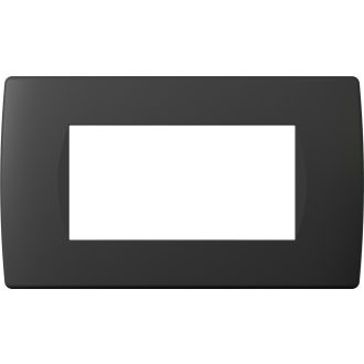 MODUL SOFT díszítőkeret 4M SB matt fekete OS40SB(24761)