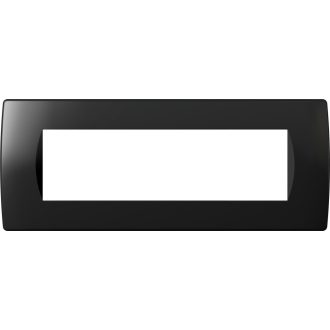   MODUL SOFT díszítőkeret 7M NB fényes fekete OS70NB(24730)