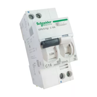   Schneider SE A9D32616 iDPNN Vigi áramvédő 16A C 30 mA A típus 1P+N 6 kA kif.