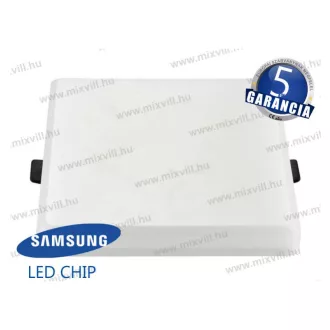   V-TAC SKU-624 Led panel szögletes 8W IP20 4000K 800lm 120° vil.szög 120mm beép. táp, 5 év garancia