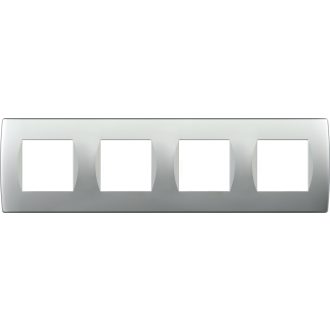 MODUL SOFT díszítőkeret 4x2M ES ezüst OS28ES(24923)