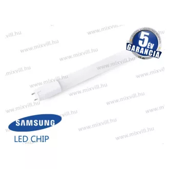   V-TAC SKU-675 Led fénycső T8 22W 150cm 3000lm 6400K hideg fehér 160° Samsung Chip 5 év garancia