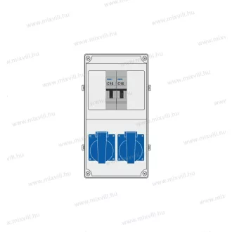 ELO-7/1/C ipari csatlakozó doboz, szereletlen (ELO-5/1)