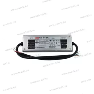   Mean Well XLG-200-24A Led tápegység 200W 24V IP67 PFC szűrő