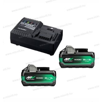   Hikoki akkumulátor csomag UC18YSL3-WJZ 2db BSL36B 4/8Ah 36/18V + UC18YSL3 töltő