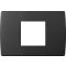 MODUL SOFT díszítőkeret 2/3M SB matt fekete OS23SB(24759)