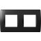 MODUL SOFT díszítőkeret 2x2M NB fényes fekete OS24NB(24731)