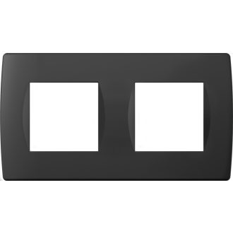 MODUL SOFT díszítőkeret 2x2M SB matt fekete OS24SB (24763)