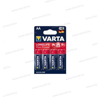 Varta MAX Tech Longlife Max Power alkáli ceruza elem AA BL4