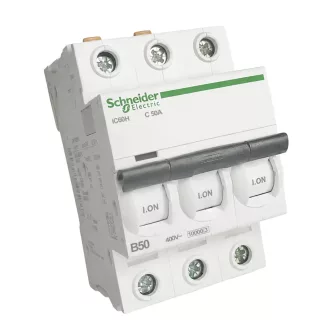   Schneider SE A9F07350 iC60H 3 pólus 50A C 10 kA kismegszakító
