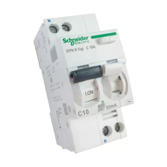   Schneider SE A9D31610 iDPNN Vigi áramvédő 10A C 30 mA1P+N 6 kA kif.