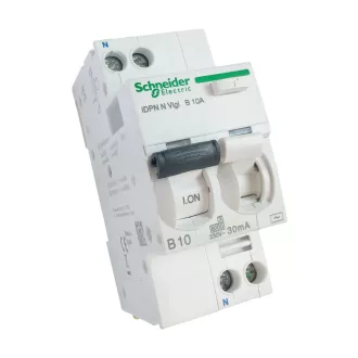  Schneider SE A9D55610 iDPNN Vigi áramvédő 10A B 30 mA1P+N 6 kA kif.