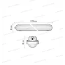 Emos ZT1530 LED Por- páramentes lámpatest 120cm 37W IP66 5300lm MISTY, 6000K 5év garancia