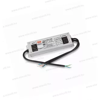   Mean Well ELG 200-24B 200W, 24V DC, led tápegység dimm: 1-10V, 10V PWM, ohmikus