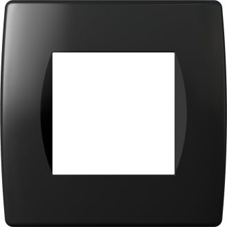   MODUL SOFT díszítőkeret 2M NB fényes fekete OS20NB(24726)