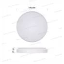 Em LED mennyezeti lámpa kerek 40cm 180-1800lm dim. 30W 3in1 szính. távirányít. 3év gar. ZM5162