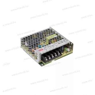   Mean Well LRS-75-12 Led kapcsolóüzemű tápegység 75W 12VDC fémház IP20