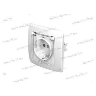   EKO 2+F csapfedeles dugalj betét krém kerettel krém csapfedéllel VE11II(17526)