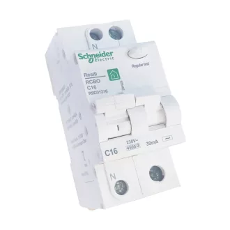   Schneider SE R9D31216 áramvédős kismegszakító 1P-N 16A C 30mA Ac típus
