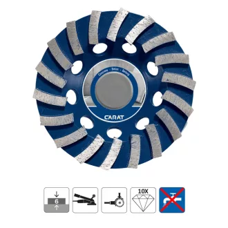   Hikoki Carat gyémánt csiszoló csiszolótárcsa 125x22,23 CUDF125300