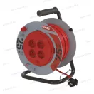 Kábeldob, dobos hosszabbító 4 aljzat 25m 1,5mm2 H05VV-F3G IP20 P19427 Emos