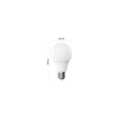 Emos ZQ5151.3 LED izzó E27 A60 10,7W 1060lm 4000K semleges feh. 180° vil.szög 3 év garancia 3db/cs
