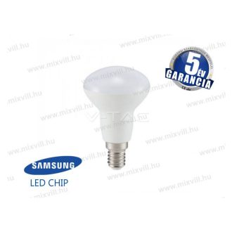   V-TAC SKU-138 LED lámpa E14 spot R50 6W 3000K 470lm IP20 Samsung Chip