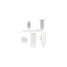 Szekrényfűtés 15W 230V OMU System FT151-15 OMU System fűtőberendezés kapcsolószekrénybe