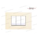 MODUL LINE díszítőkeret 3M IW krém OL30IW(24328)
