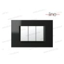MODUL LINE díszítőkeret 3M NB fekete OL30NB(24278)