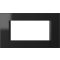 MODUL LINE díszítőkeret 4M NB fekete OL40NB(24283)