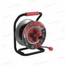 Kültéri fém kábeldob, dobos hosszabbító 4 aljzat 25m 1,5mm2 gumikábellel H07RN-F IP44 P19222 Emos