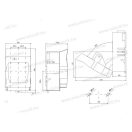 XBS SZK-000 (00C) 100A Vízszintes szakaszoló biztosító aljzat panelre szerelhető