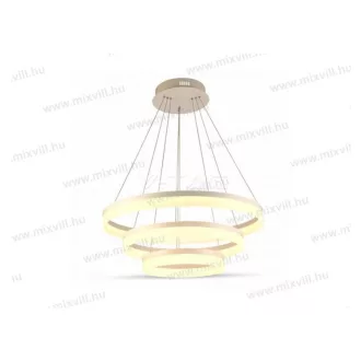   V-TAC SKU-3906 függeszték 80W háromgyűrűs csillár 5600lm 3000K