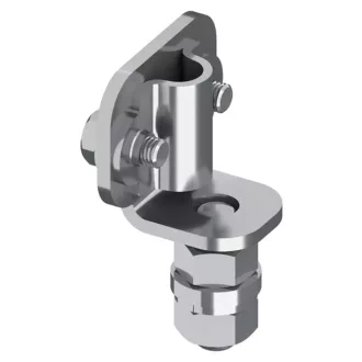   J.Pröpster 920181s dőlésszög kiegyenlítő Vario kapoccsal max 1500mm alumínium felfogórudakhoz, V2A