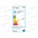 V-TAC SKU-8241 kültéri fali led lámpa 400lm 9W 6000K IP65 110°