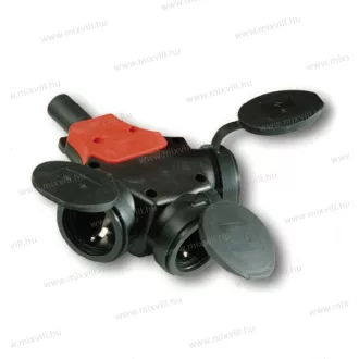 MXG-20 gumi hármas elosztó IP44 250V 16A 25311-sc