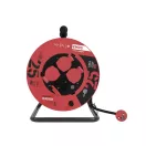 EMOS kábeldob dobos hosszabbító 3x1.5mm2 gumikábellel 4x2+F aljzat 25m IP44 P08225 kültéri