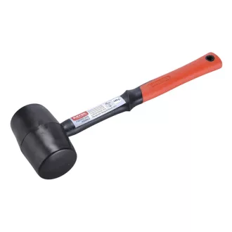   Extol Premium 8811104 gumikalapács üvegszálas nyéllel, fekete gumi : 70 mm, 0,68 kg