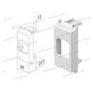 MODUL adapter PD 1M fekete PANDUIT KM40SB(24263)