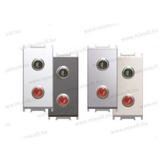 MODUL audio aljzat fekete 2XRCA KM22SB(17696)