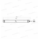 OMU Lighting PPLG361204 36W 120cm 4000K LED por és páramentes 3600lm 100lm/W villogásmentes IP65 3év