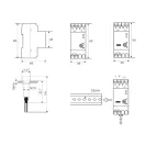 OMU system W200 alkonykapcsoló szenzorral érzékelővel 230V 16A 5-150lux