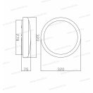 OMU Lighting LMK175418CCT 18W 3CCT LED mennyezeti lámpa kerek 1800lm állítható színhőmérséklet IP54