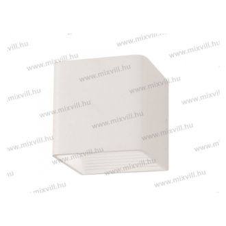   V-TAC SKU-7085 kültéri oldalfali lámpatest modern négyszög IP44 aluminium 5W 3000K 560lm V-TAC