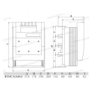 Pronutec BTHC NH-2 S 400A Vízszintes szakaszoló biztosító aljzat sínre szerelhető