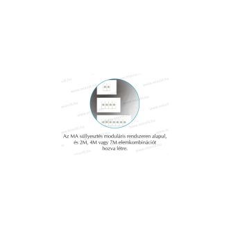 CAT MA 4M-92 4 modulos keret ezüst